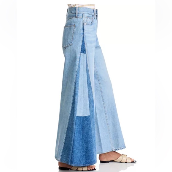 Veronica Beard
Vicki Pieced Wide Leg Jeans in Wanderer Undone - Picture 3 of 5